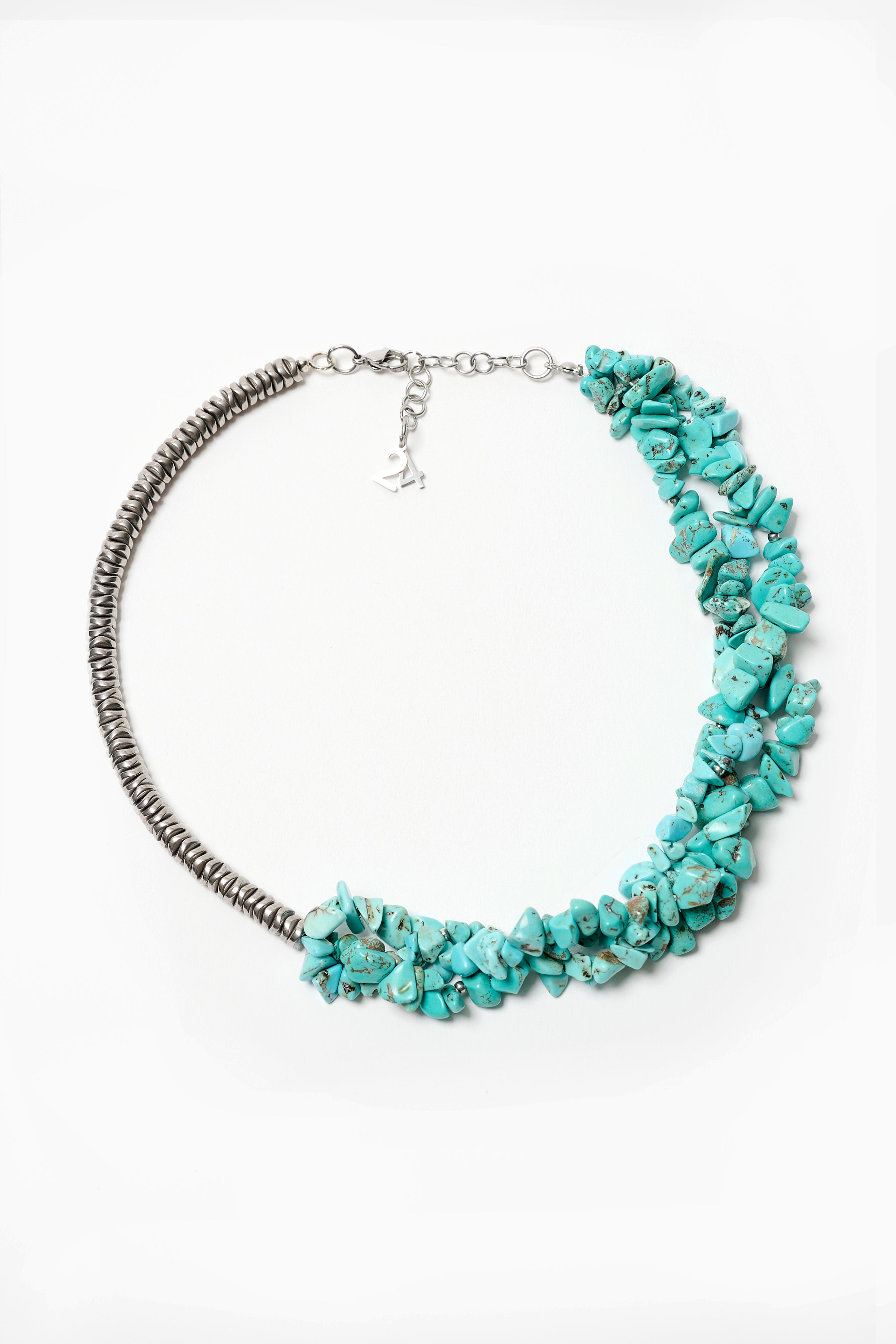 #10 Collier turquoise et argent
